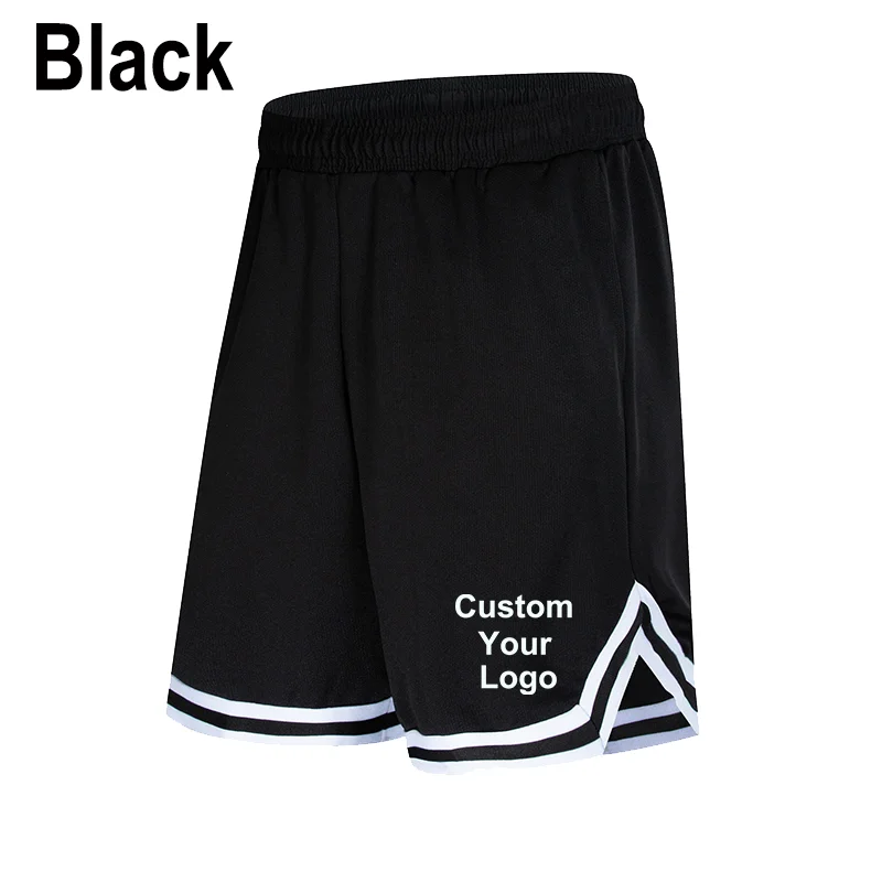 Shorts de jogging masculino movimento solto, calção de basquete, logotipo personalizado, verão