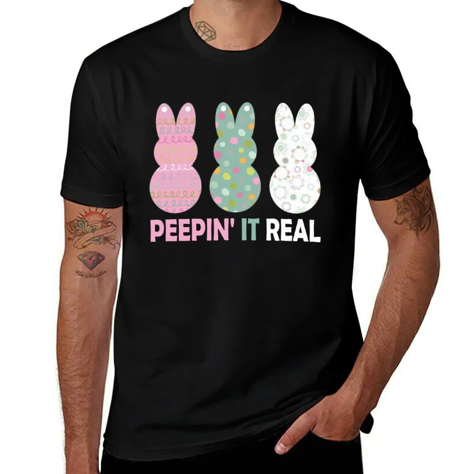 

Easter Peepin’ It Real Funny Spring Easter Shirt Peepin Aint Easy for Kids & Adults T-Shirt vintage t shirts men workout shirt