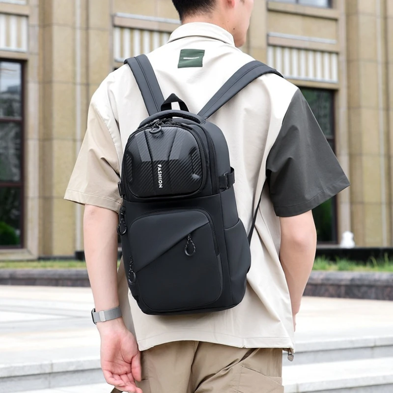 

15L Hard Shell Backpack Water-proof Cycling Motorcycle Backpacks Anti-collision Business Computer Bag Backpack Men