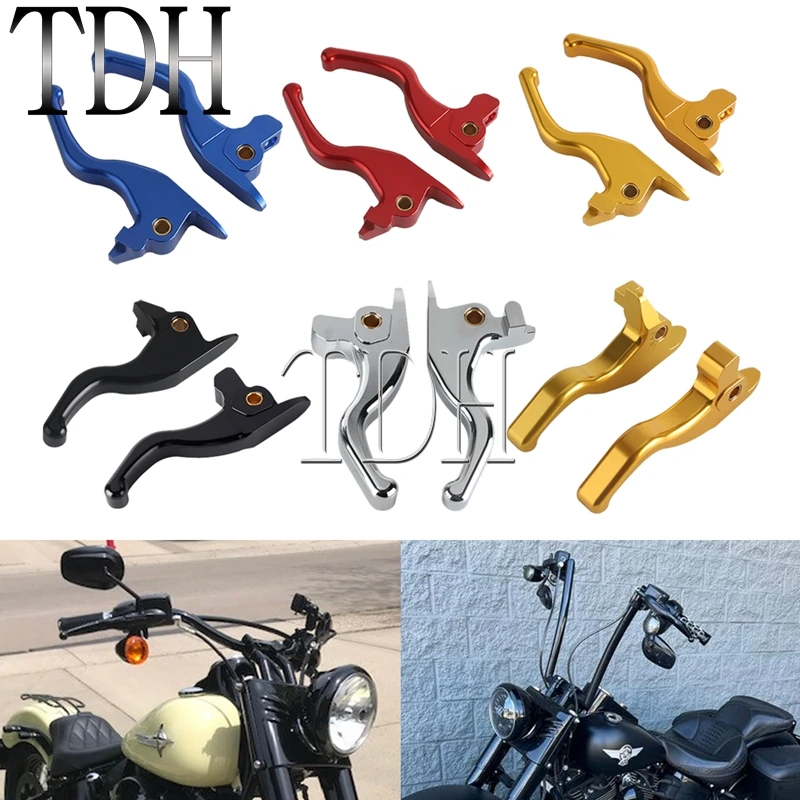 Motorcycle Accessories Brake Clutch Levers Handle Control Lever For Harley Softail Slim S FLSS Softail Fat Boy S FLSTFBS 2017