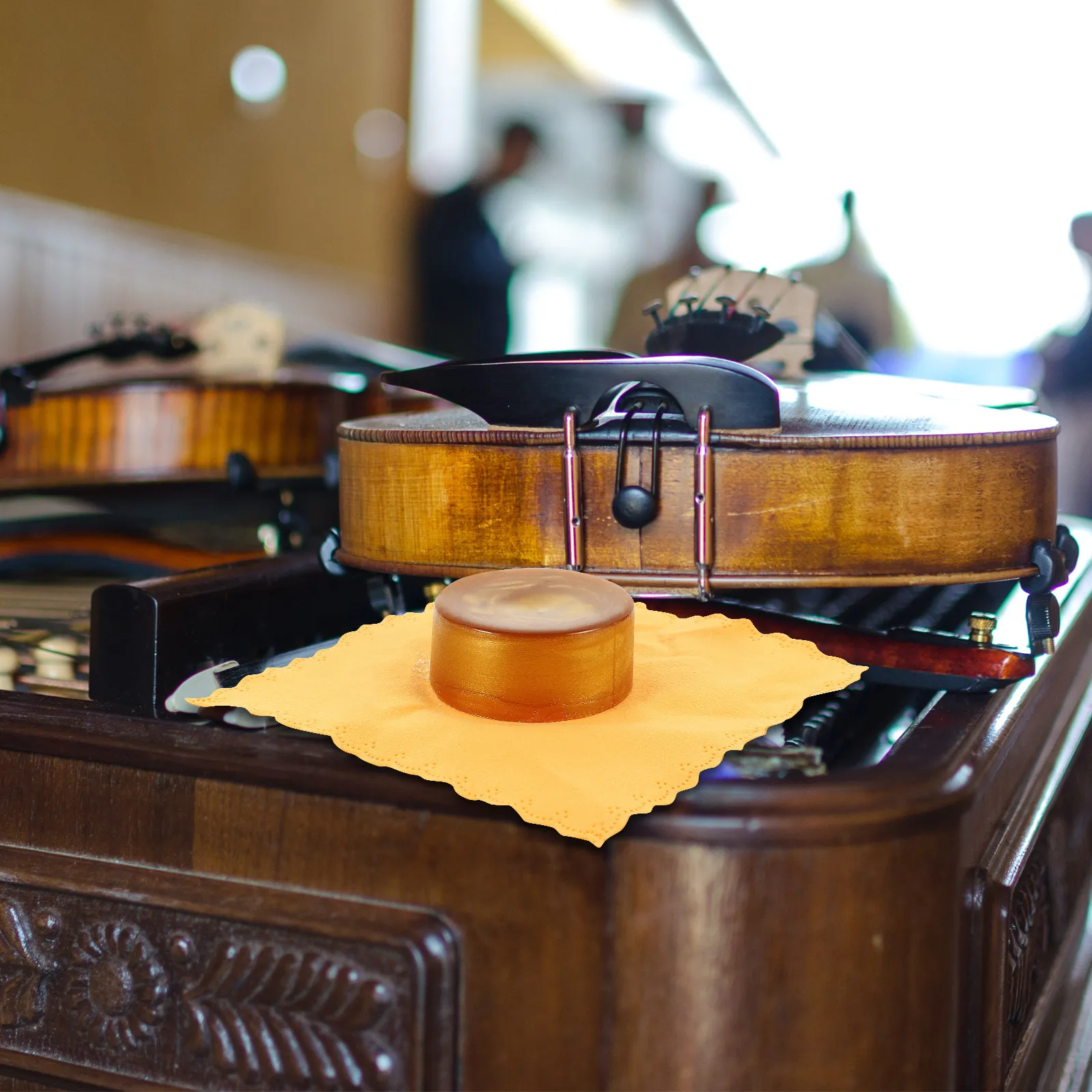 Violin Rosin Bow - Colofonia Naturale a Bassa Polverosità per