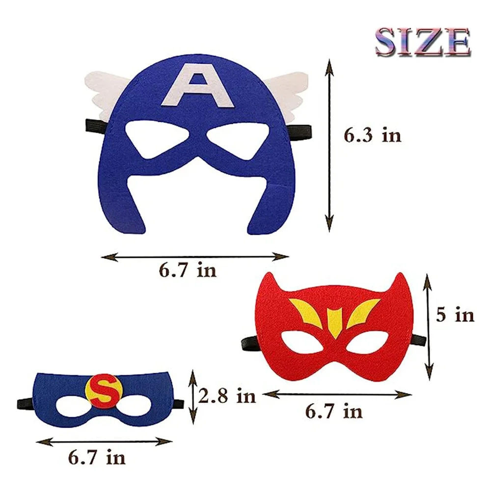 Spiderman Hulk Halloween Masks Children's Anime Figure Spiderman Birthday Party Dress Up Cosplay Superhero Mask Prop Gift