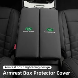 Car Armrest Storage Booster Cushion Console Dual Opening Armrest Pad For Land Rover Freelander L2 LF Range Rover Evoque 3 4 Disc