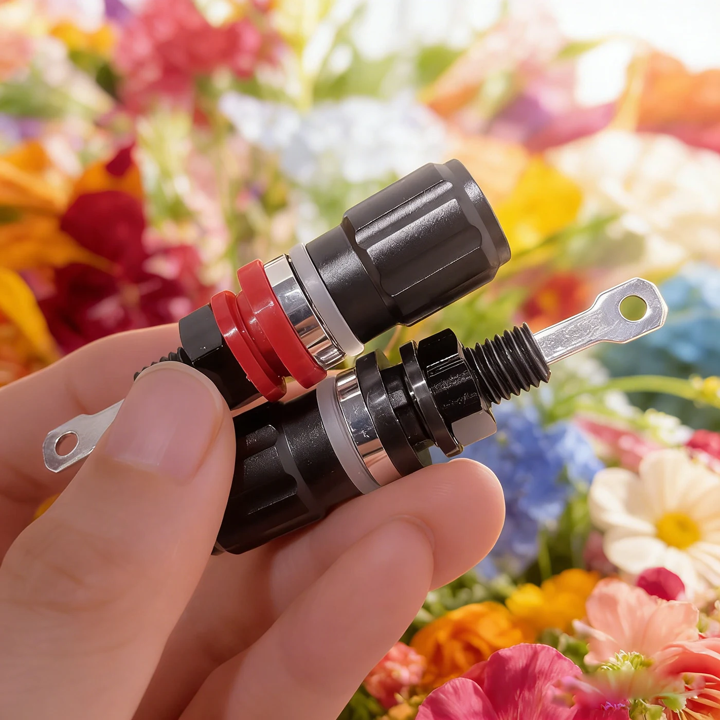 Terminal głośnikowy EIZZ, złącze bananowe, pozłacane 24K, rodowane, wzmacniacz audio HIFI DIY, modele EZ-310, EZ-310A — zdjęcie produktu 6