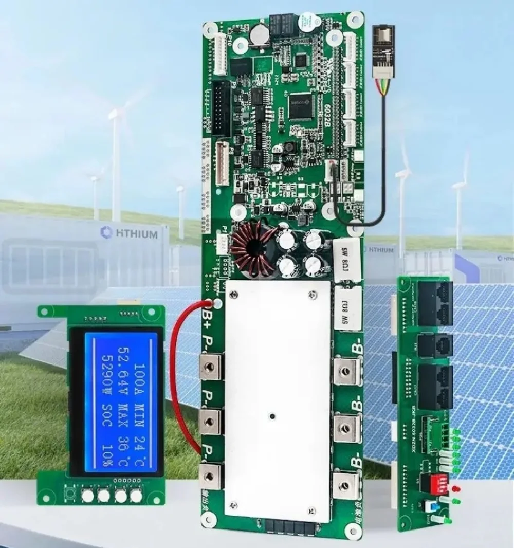 XR03-48V-LF100AH Solar Home Energy Storage LiFePO4 Battery bank/Case/Box DIY Kit Smart BMS LCD CAN RS485 RS232 Bluetooth