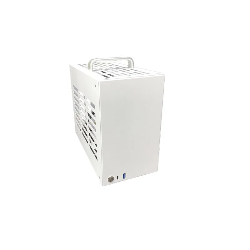 D26 Metal Mini ITX Small Chassis Portable Portable A4 Small 1U Power Supply SFX Computer Chassis K39T40