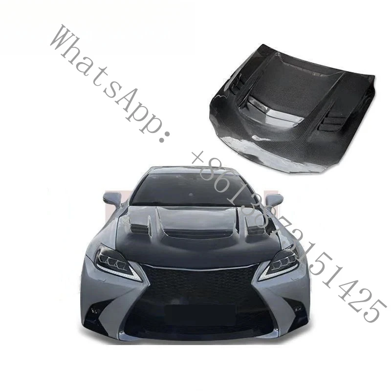 

Suitable Carbon Fiber Hood 2006-2012 IS IS300 IS300C IS350C IS250F SPORT Engine Cover Bonnet