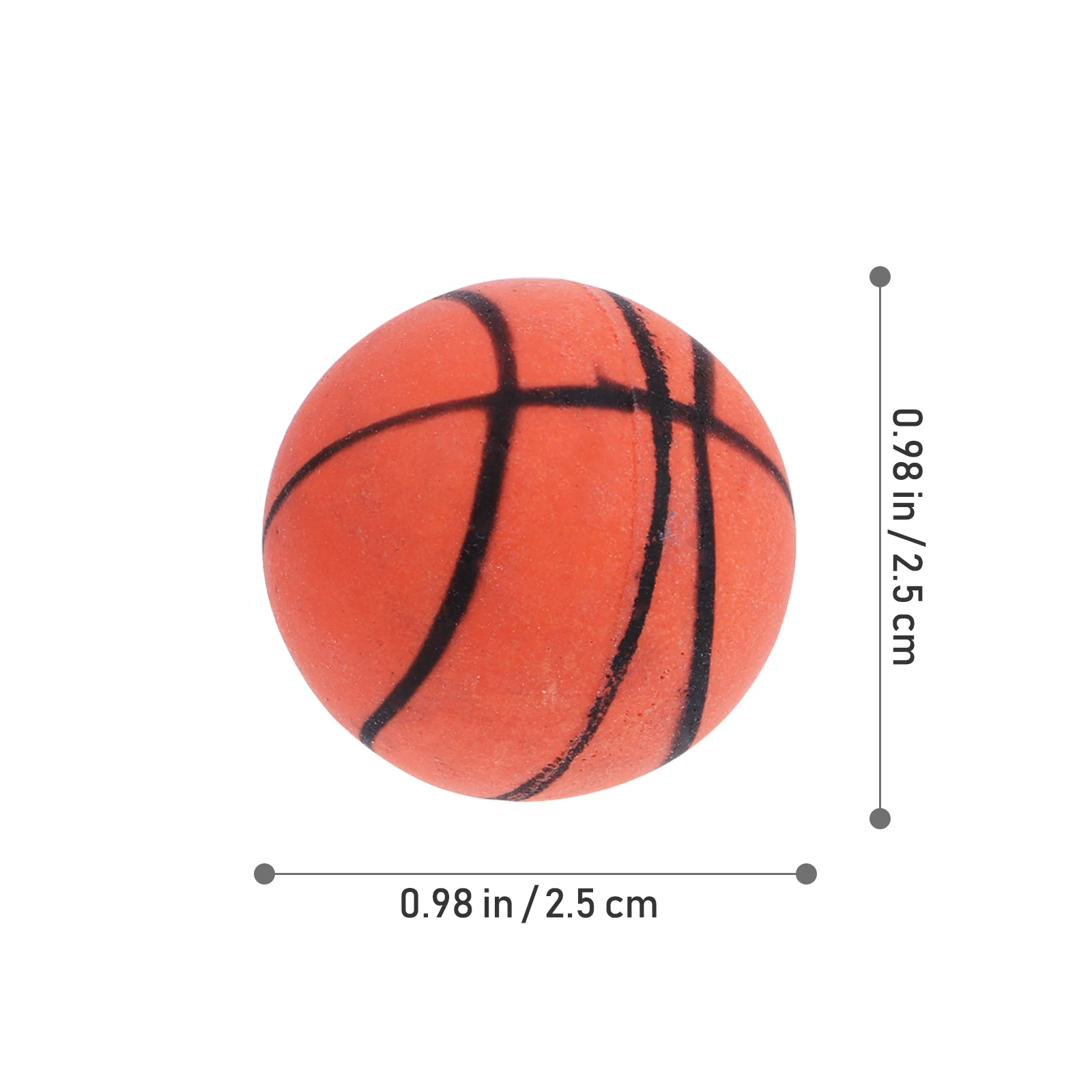 

12pcs Elastic Plastic Basketball Bouncy Kids Toy Indoor Play Tiny Basketballs Fun Creative Design Educational Brain Toy