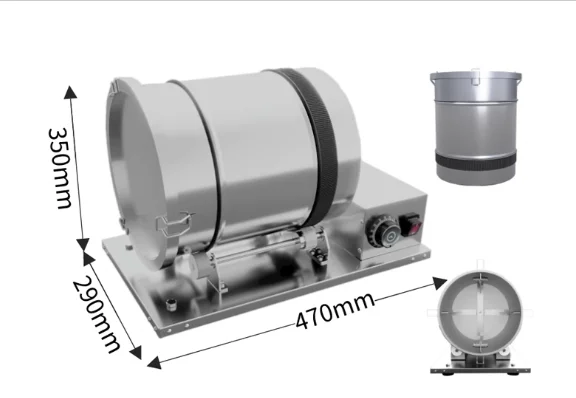 

Automatic Meat Curing Machine Timing 304 Stainless Steel Barrel Meat Marinating Machine Small Marinating Machine (customize)