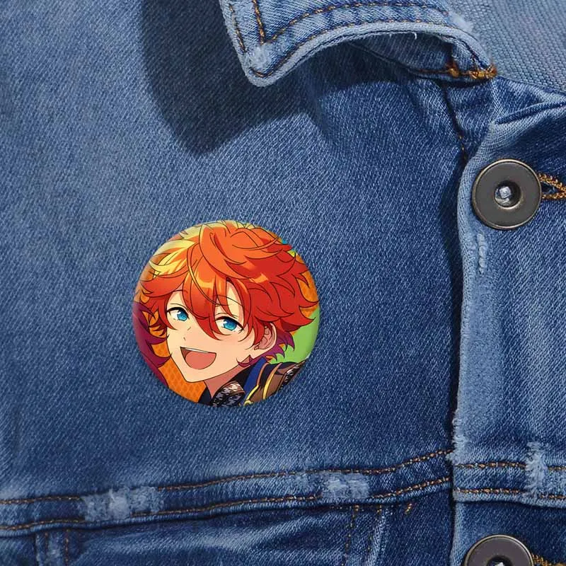 Game Trick Star Akehoshi Subaru Badge Ensemble Stars Soft Button Lapel Pin Anime Brooch Jewelry Accessories Backpack Decor Gifts