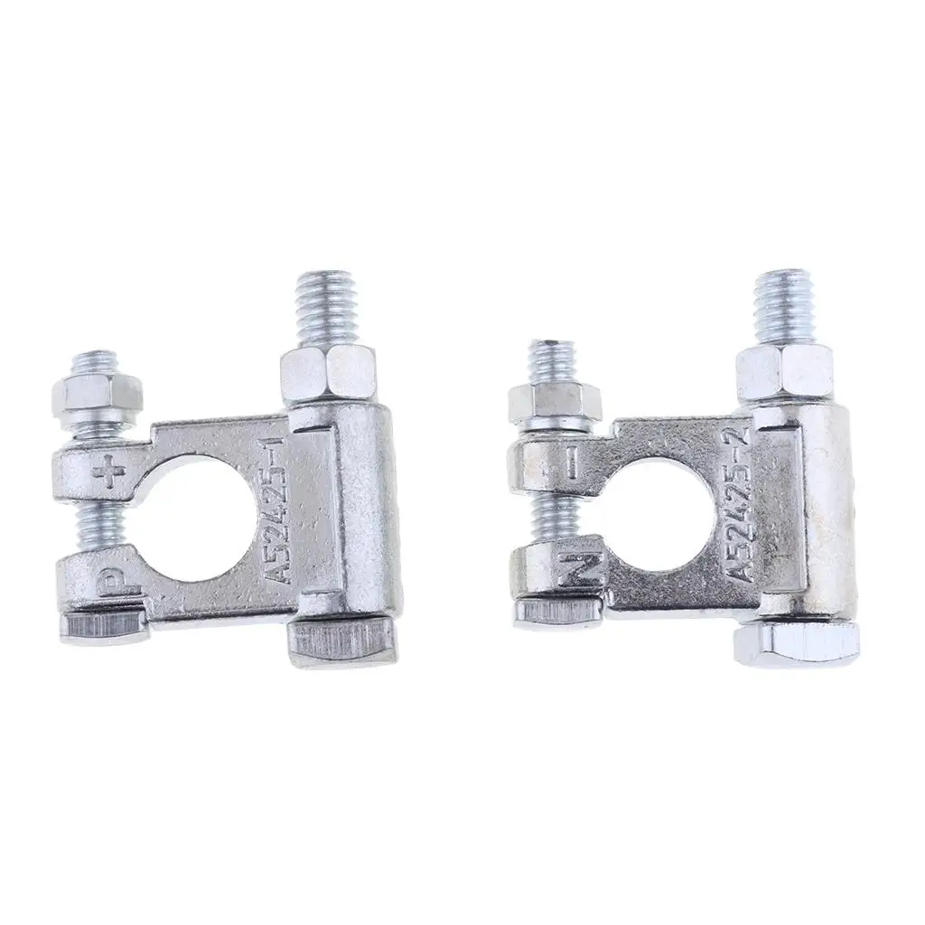 

Battery Terminal Clip Positive Negative Ms75004-2 A52425-2 1 Pair(+ -) New Top Post Battery Lugslug Type