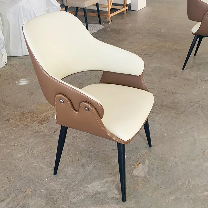 Modern Armchairs Kitchen Furniture Foldable Chair Armchair of Salons Dining Room Chairs Nordic Rattan Soft Vasagle Designer Home