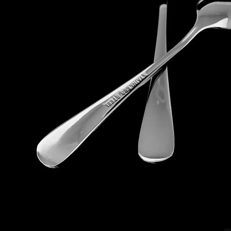 U0DE Stainless Steel Coffee Spoon 8 Pcs Baking Drinking Making Accessories