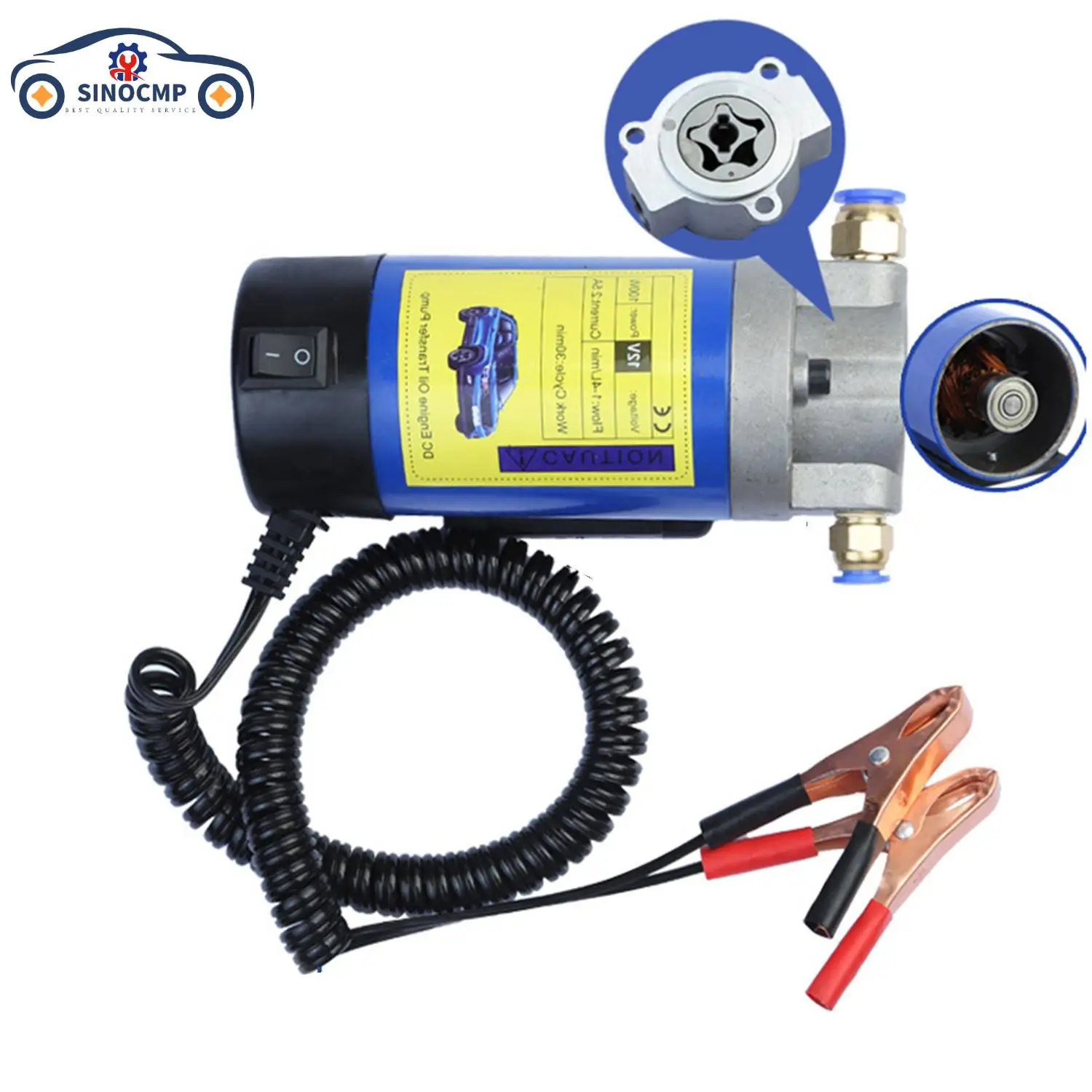 

1PCS For Car Motorcycle Boat Oil Diesel Fuel Extractor Pump 12V Electric Scavenge Suction Transfer Change Pump Fluid Siphon Tool