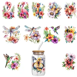 12pcs animal world UV DTF Transfer Stickers, Waterproof Stickers, Stickers, Suitable for DIY,Crafts For 16 oz glass