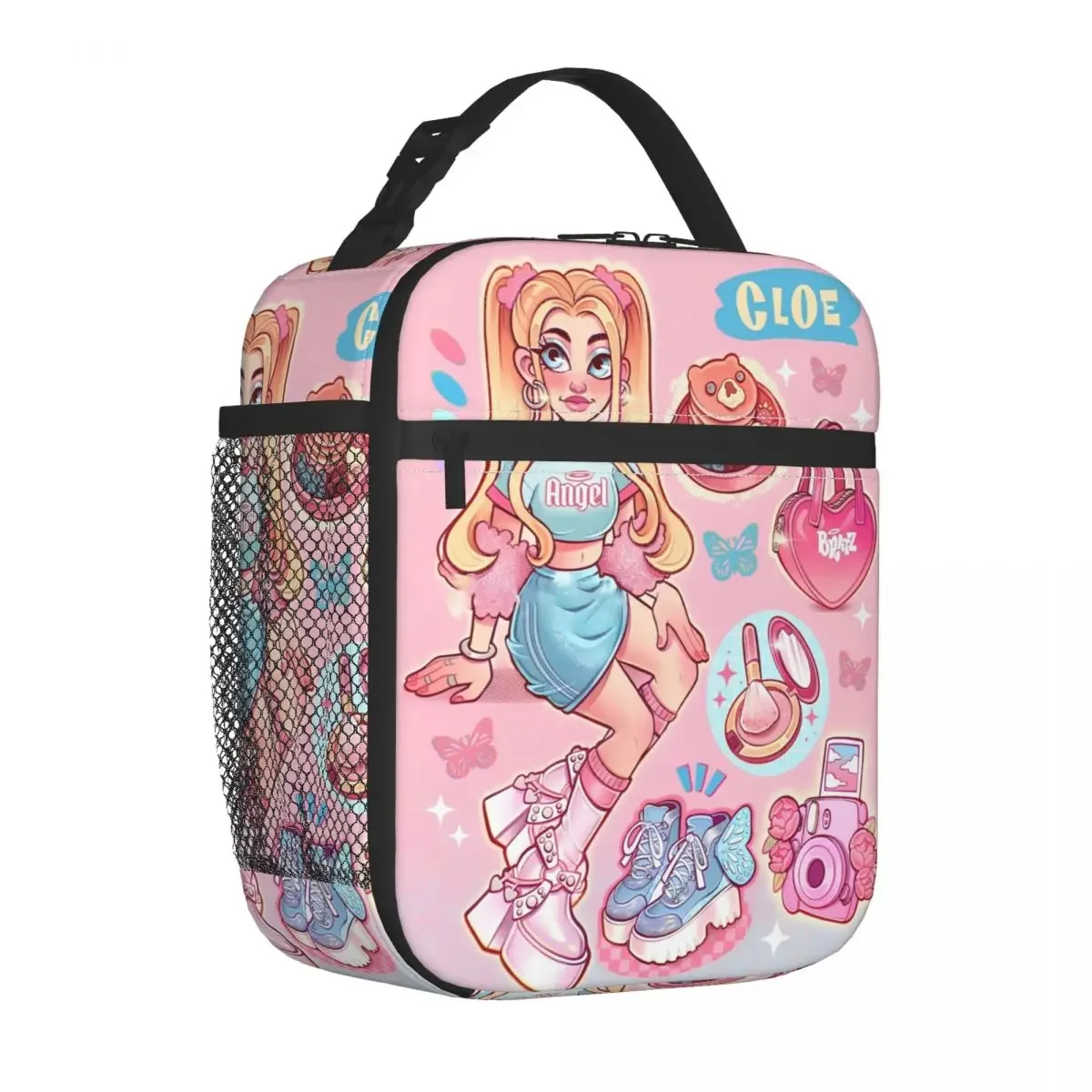 

Bratz City Girls Asthetic Insulated Lunch Bags High Capacity Doll Reusable Thermal Bag Lunch Box Tote College Outdoor Men Women