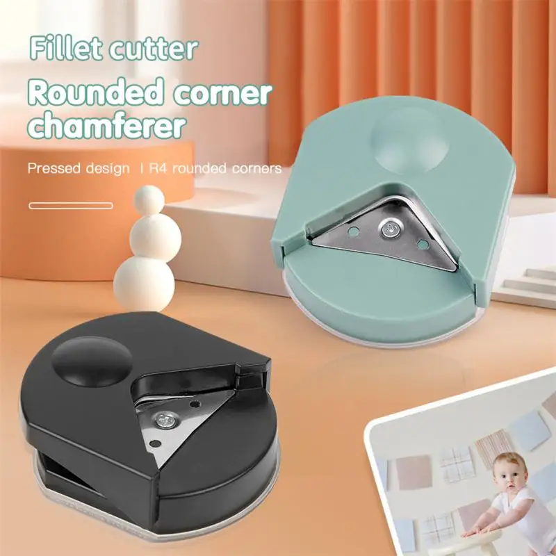 Portable Corner Rounder Punching Trimmer Paper Cutter Business Card Laminating Photo Picture Cutting Chamfer Clipping Tool