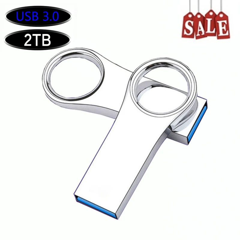 Nieuwe Usb Flash Drive 2Tb Pen Drive Pendrive Флешка 2Tb Metalen U Disk Memoria Cel Usb 3.0 Stick gift Voor Telefoon/Pc/Auto/Tv Gratis Logo