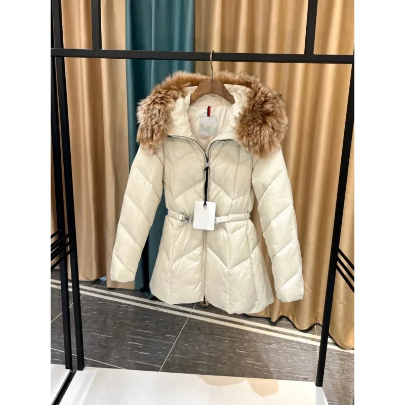 Moncl * r Chaqueta de invierno para mujer con cremallera gruesa, las mejores chaquetas de plumón de ganso 90, abrigo de invierno de ocio a la moda, abrigos de invierno para mujer