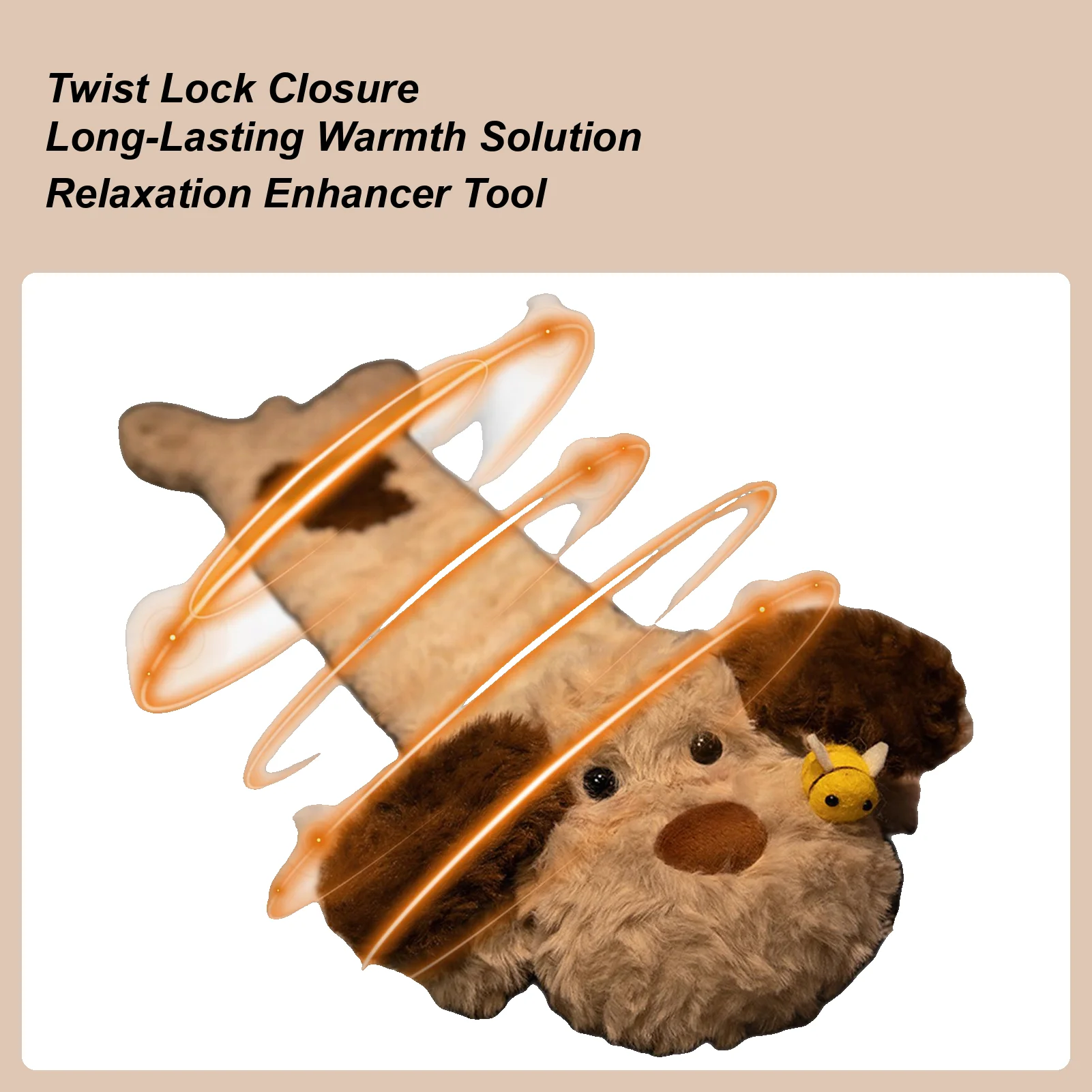 

Rubber Hot Water Bag 29.5 Inch Long Rubber Soft Bee Dog Warming Supplies Hot Water Bottle For Home Offices School Outdoor Travel