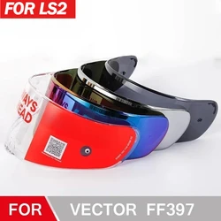 For LS2 FF397 FF801 Motorcycle Helmet Visor Clear Dark Smoke Multicolour Shield Vizard Suitable for LS2 VECTOR Helmets Lens