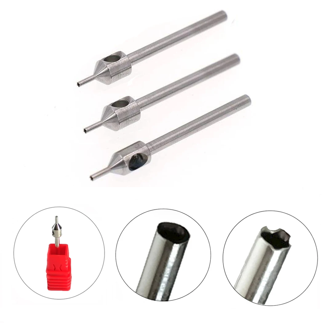 5PCS Motorized and Manual Hair Transplant Hole Punches With Special 4-edge Saw Blade Hair Follicle Extraction Scalp Care Tools