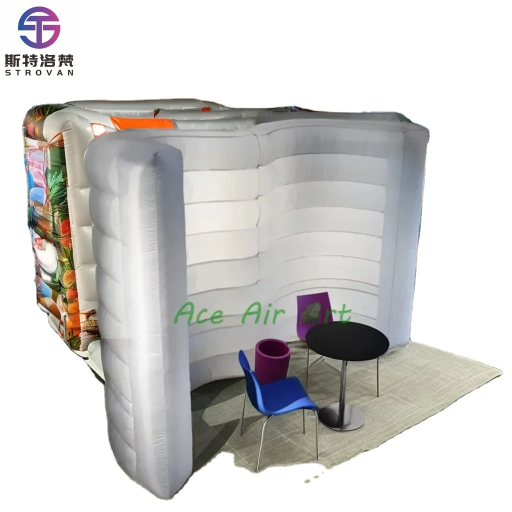 

STLF Inflatable Advertising Backdrop for Trade Shows Party Promotions Air Wall Tent Model Exhibition Stands for Trade Show Event