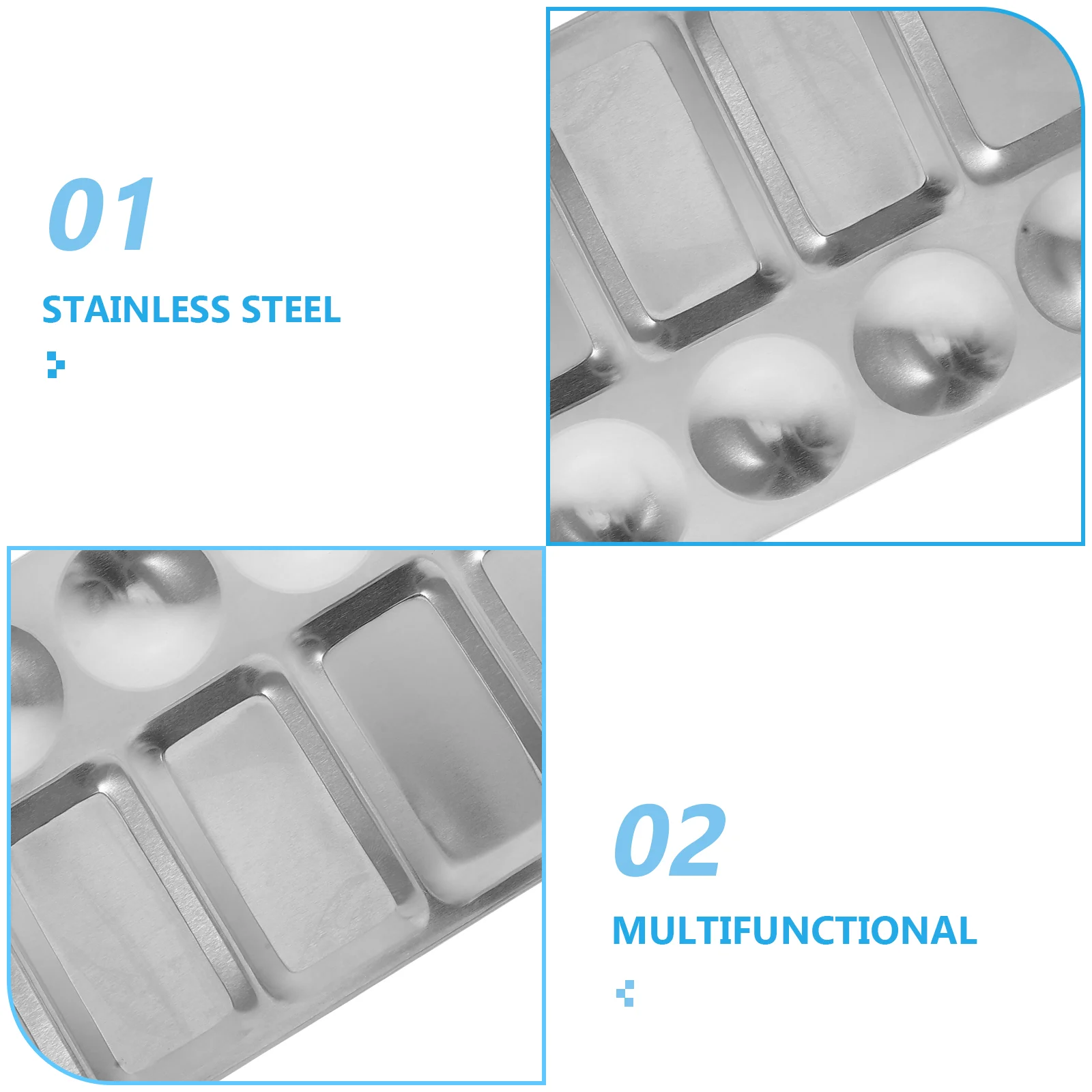 Foundation Mischtablett Edelstahl Palette Modell Zeichentabletts Kinderfarbe