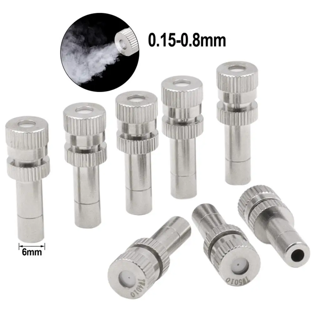 

0.15-0.8mm Low Pressure Fine Misting Nozzles Disinfection landscaping Cooling Humidification Atomization Sprayers Dropshipping