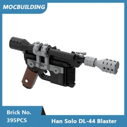 MOC Building Blocks Millenium DL-44 Blaster Model DIY Assembled Bricks Classic Space Gun Education Collection Display Toys Gifts