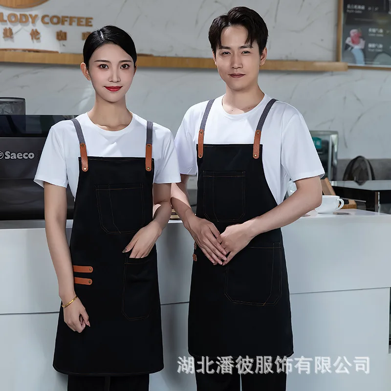 

Advertising Logo Printing Fruit Supermarket Baking Milk Tea Shop Hotel Fast Food Restaurant Overalls Apron