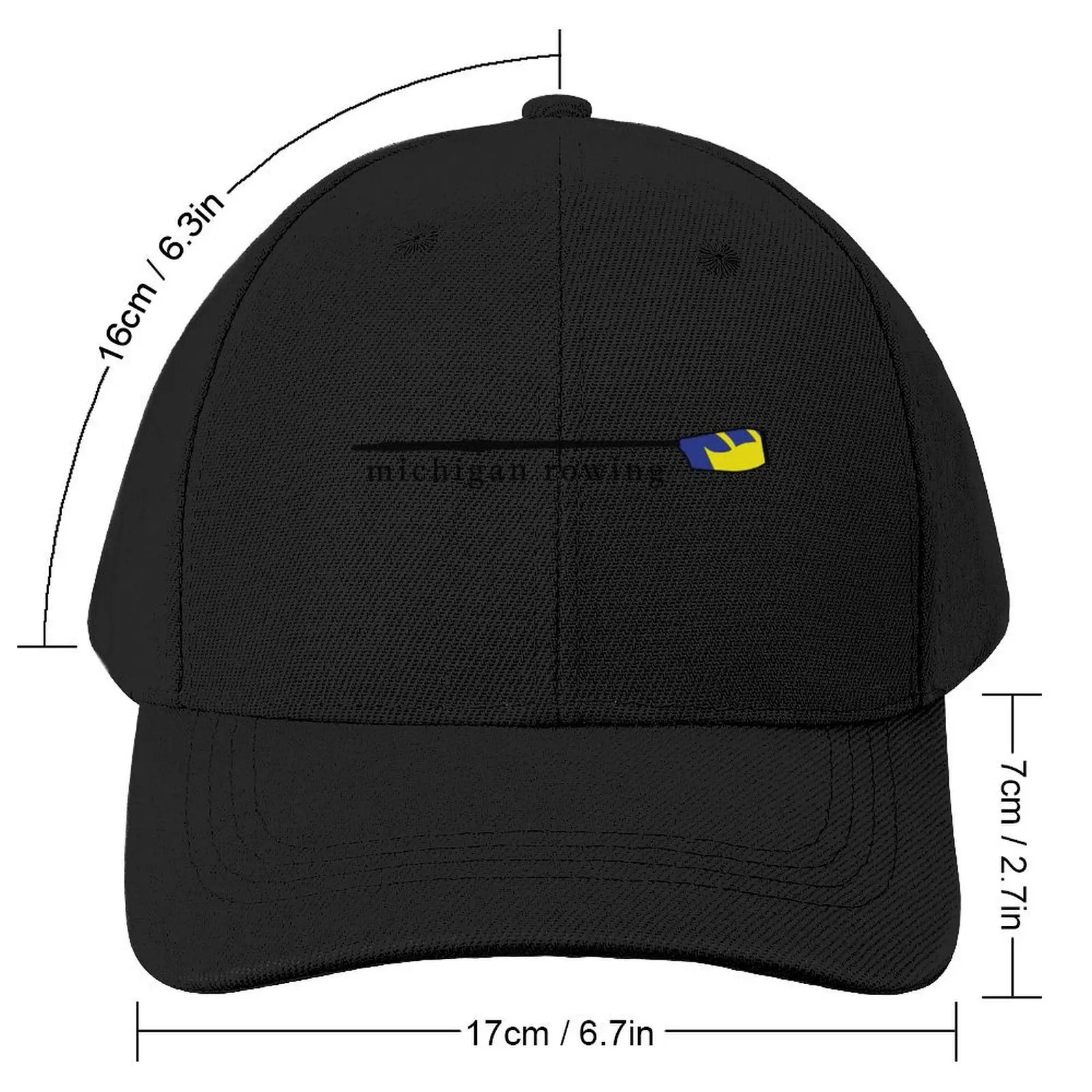 michigan rowing Baseball Cap Sun Cap Hat Baseball Cap black Rave Women Hats Men's