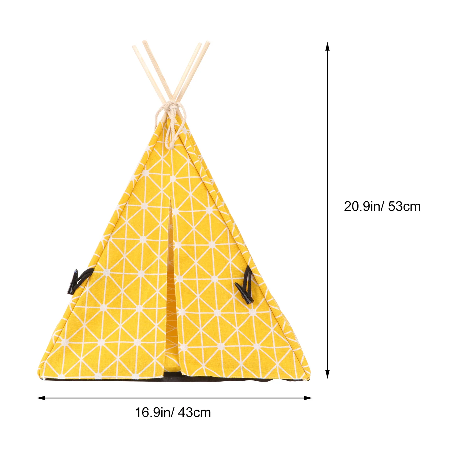 Tenda dobrável para animais de estimação, cama triangular para gatos, abrigo quente, local de descanso confortável, alta solidez, impressão ativa, tenda triangular para animais de estimação