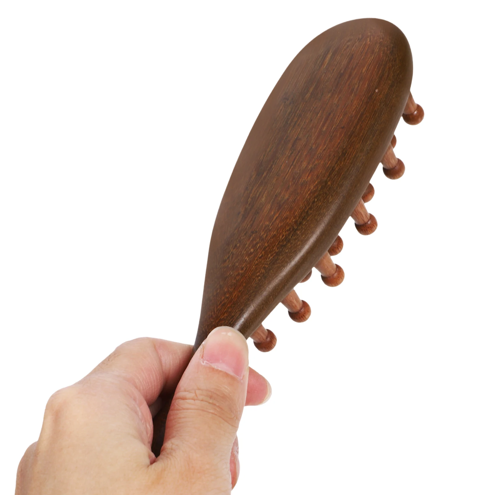 

Massage Comb Wooden Wide Tooth Scalp Tool for Women Detangler Massager Natural Wood Smooth Long Hair Handle Design