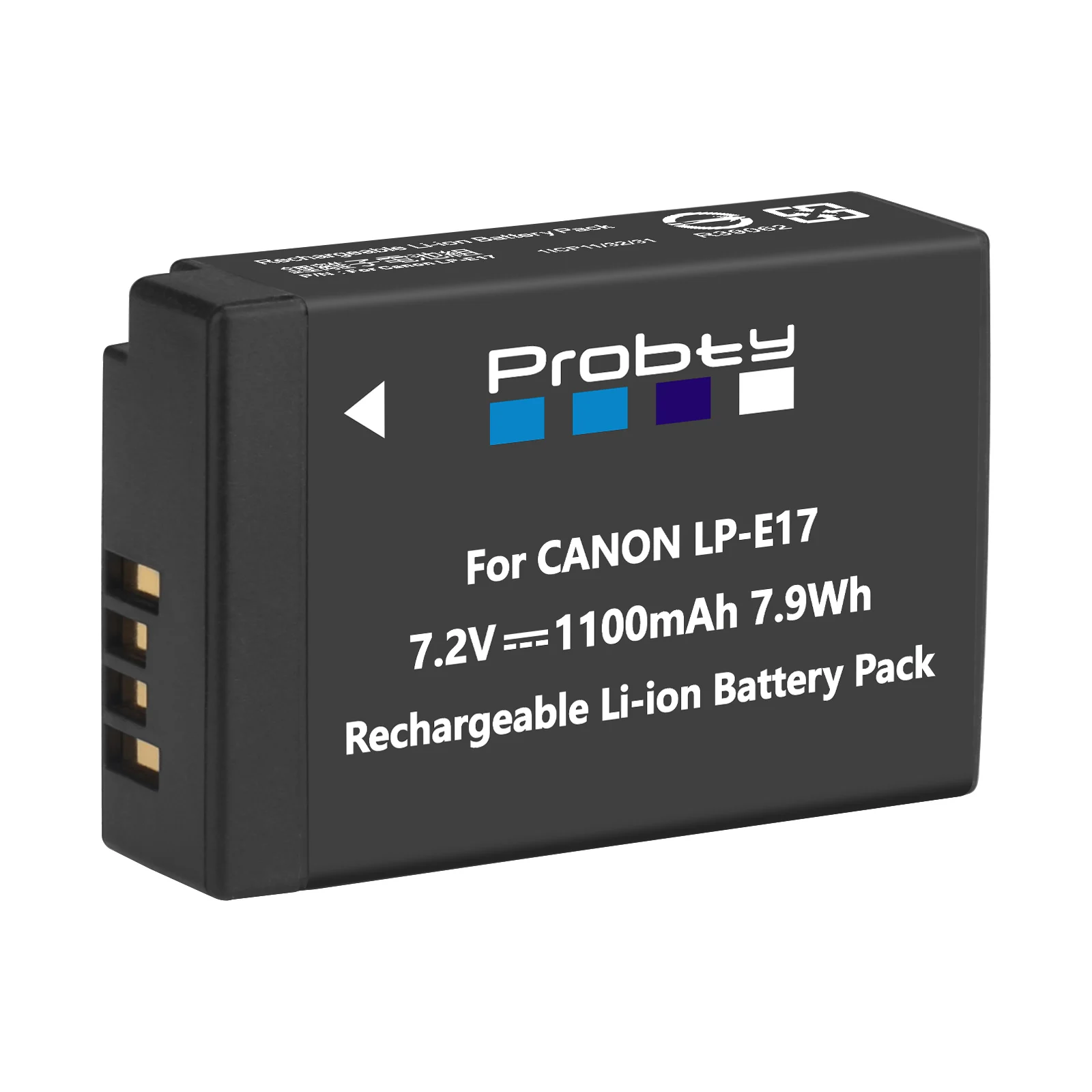 Probty LP-E17 Full Decoder Battery For CANON EOS M3/M5/M6/M6 MARK 2/200D/200D MARK 2/750D/760D/800D/850D/77D/EOS RP/R8/R10