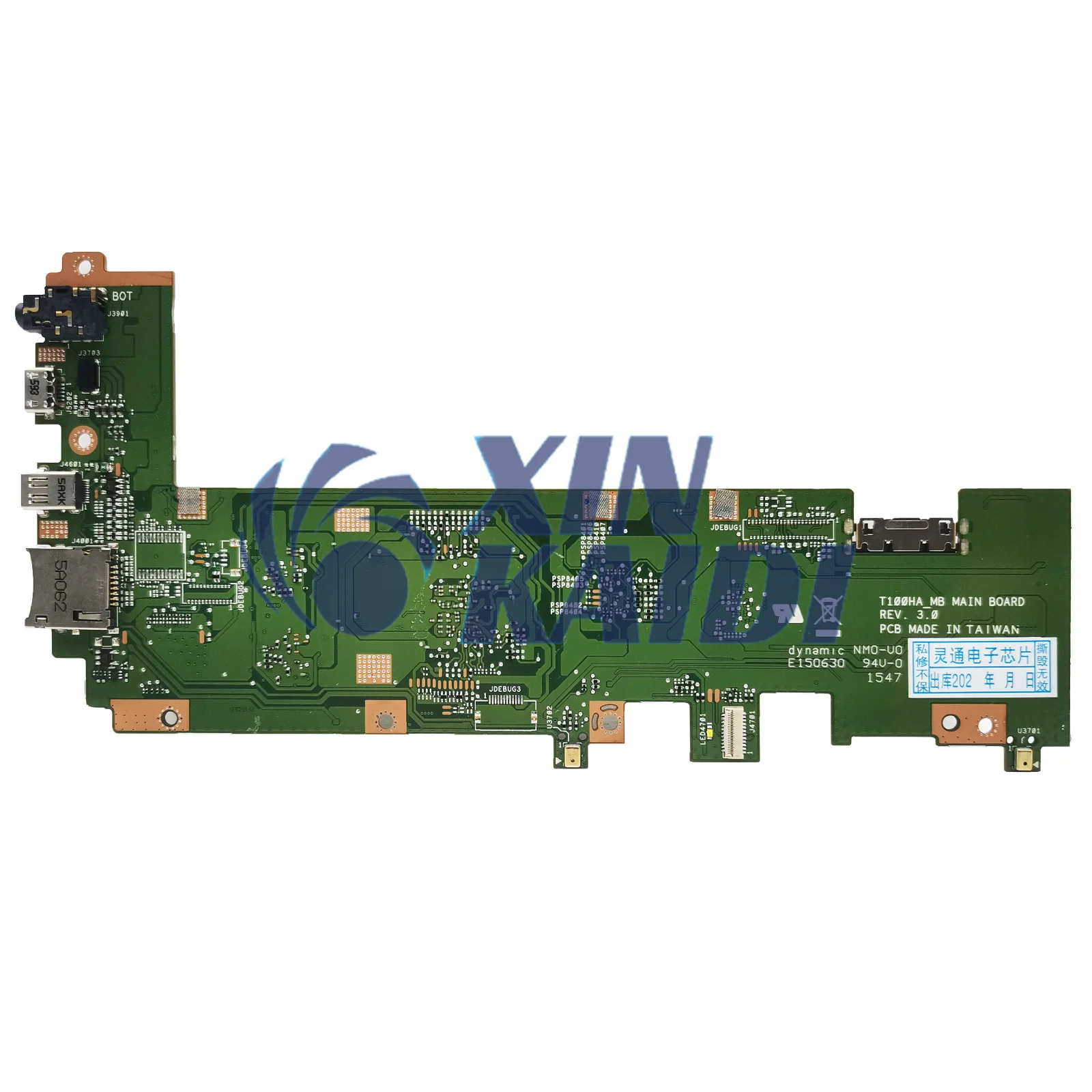 Imagem -02 - Placa-mãe para Asus Transformer Book T100h T100hn T100ha T100han Mainboard Z8500 Cpu 2g-ram 64g-ssd T100han