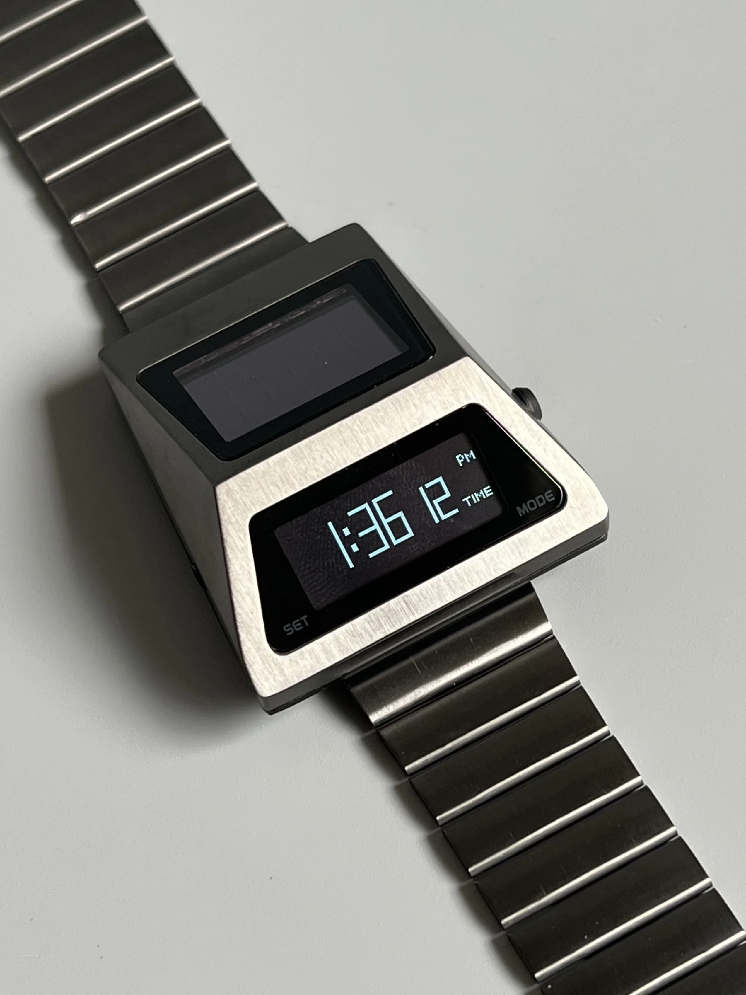 IB DESIGN Unique Metal Watches Digital Cyber Watches For Men Retro-futuristic Punk Style Fashion Led Electronic Watches S3000