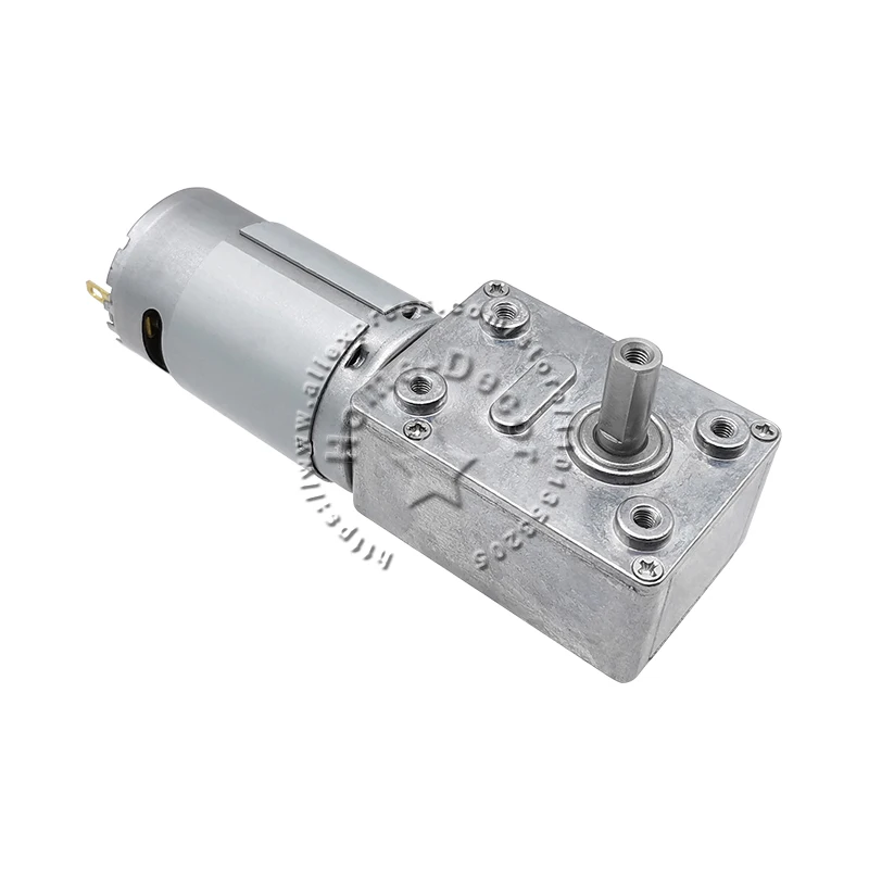 1pcs 2rpm-160rpm DC12V JGY395 Large Torque Turbo Worm Speed Reduction Gear Motor with Full Metal Gearbox Self-Lock