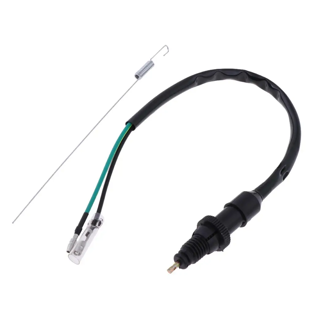 Rear Brake Light Switch Durable Black Motorcycle Switch Easy Install for Honda CB 400 VTEC XJR 74A 75A