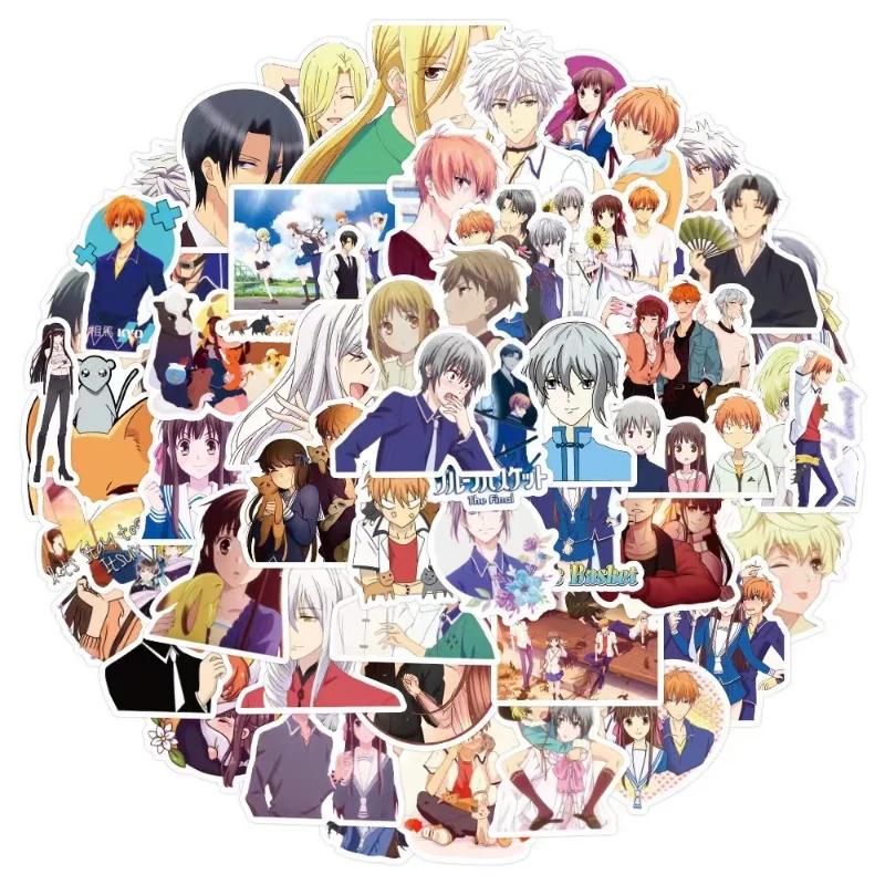 50/30/10PCS Honda Tooru Soma Yuki Popular Anime Peripheral Graffiti Stickers Computer Notebook Mobile Phone Cup Anime Stickers