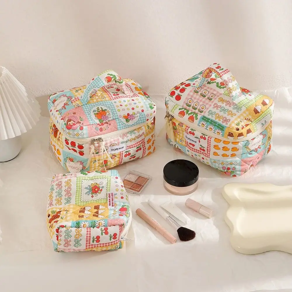 Large Capacity Makeup Bag Cosmetic Storage Bag Zipper Toiletry Bag Wash Pouch Travel Organizer