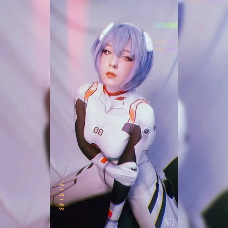 クマの巣大人子供アニメ綾波レイジャンプスーツコスプレ衣装ユニセックス全身タイツキャットスーツ女の子ハロウィンボディスーツ新 2025