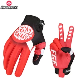 Guantes de Moto transpirables para hombre, protectores de dedo completo, carreras, Motocross, deportes al aire libre, Verano