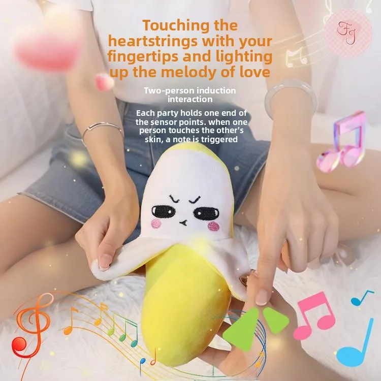 

Интерактивная игрушка-банан Bananas Beat Harp Sensing: поющие куклы для младенцев, бренд ABENUOR, материал EVA, для мальчиков и девочек