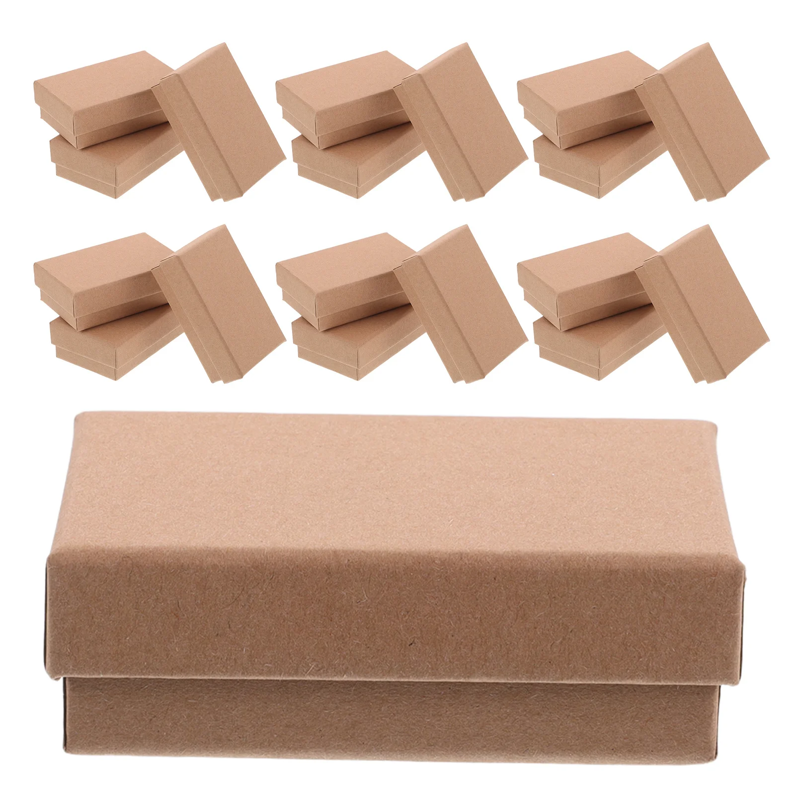 

Многофункциональный набор шкатулок для ювелирных изделий из 24 предметов: прямоугольные бумажные подарочные коробки для колец, ожерелий, серег, браслетов, маленькие портативные