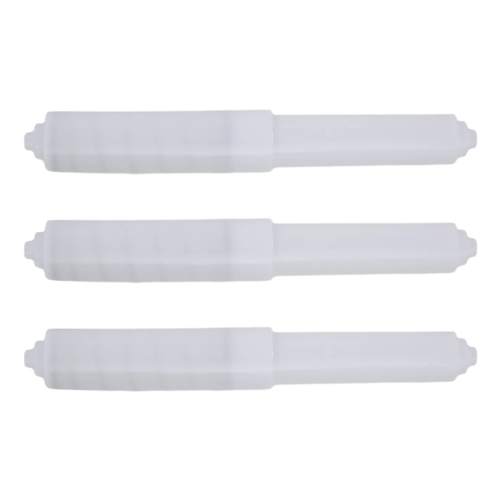 1/3PCS Bagno WC Rullo Albero Carico a Molla Sostituzione Inserimento Cremagliera Porta Carta Nucleo di Carta Rullo di Plastica Albero