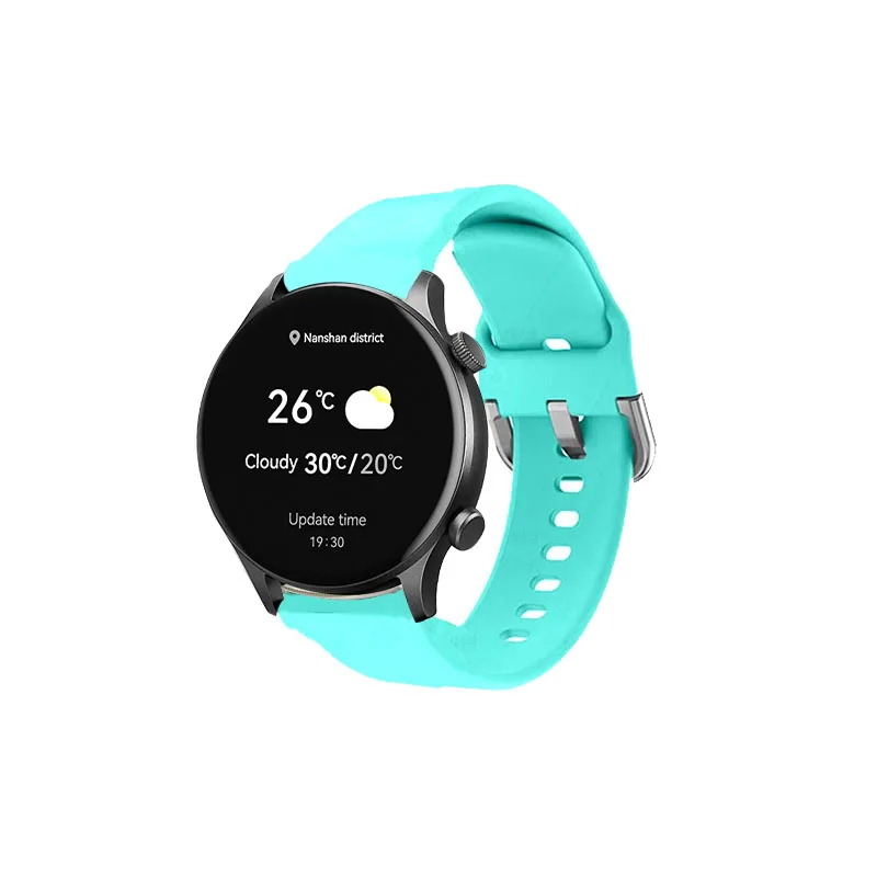 22mm 20mm Silicone Strap For HAYLOU RS4 Plus silica gel Band For HAYLOU Solar Plus RT3 RT2 GST Lite Bands Smart Watch correa