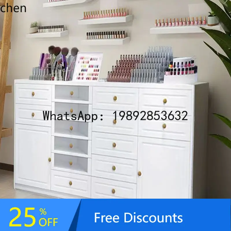 B1 جمال مسمار خزانة عرض متعددة الوظائف الطابق تخزين السلع خزانة جانبية