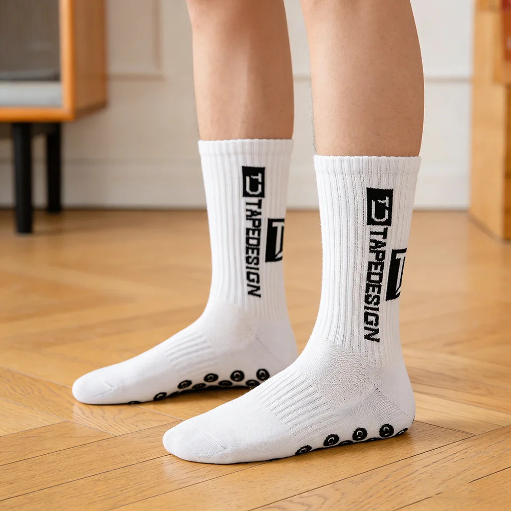 

Men's Anti-Slip Football Socks for Outdoor Sports 39-45 Size Range New Grip Technology