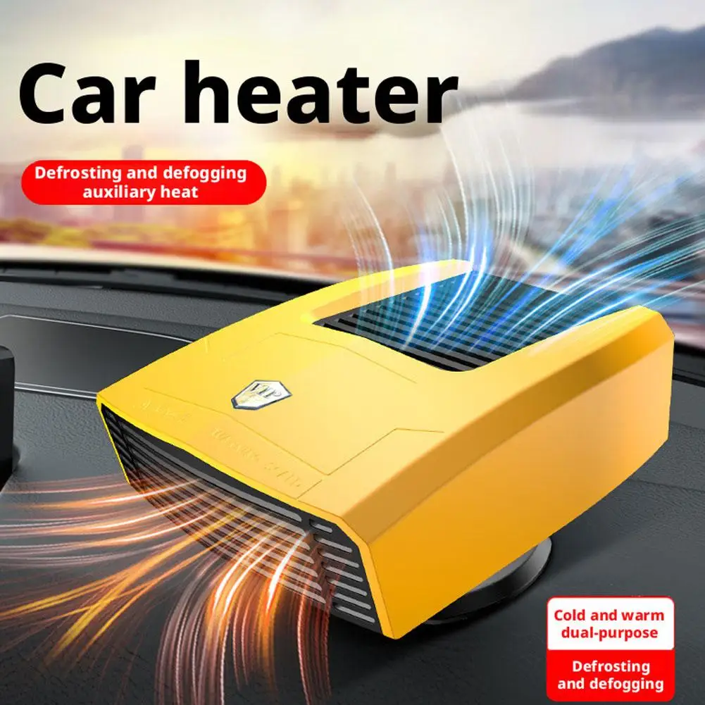 12V Car Heater Winter Car Windshield Fast Heating Defrost Defogger 360 Degree Rotation Auto Heater For Interior Accessories